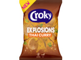 Croky Explosions Thai Curry Chips 150GR