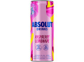 BLIK ABSOLUT VODKA RASBERRY LEMONADE 25 CL